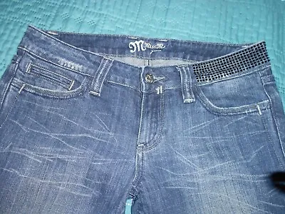 Miss Me Women's Jeans Sz 30 Boot Leg Blue Wash Distressed Color Vgc • $12.99