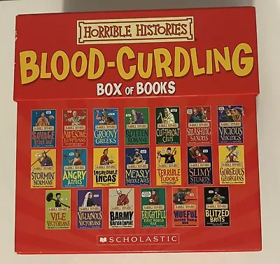 Horrible Histories Blood-Curdling Box Of Books (Complete Set Of 20 Books) • £23.99