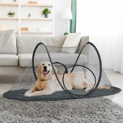 US Large Foldable Tent Cage Pet House Pop Up Dog Cat Playpen For Indoor Outdoor • $18.99