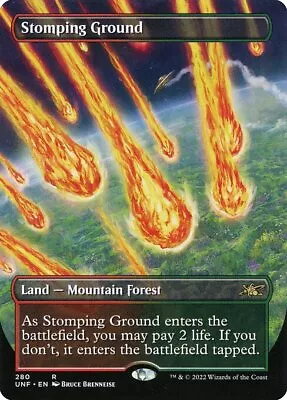 Stomping Ground - Foil Extended Art Unfinity NM MTG • $25.76