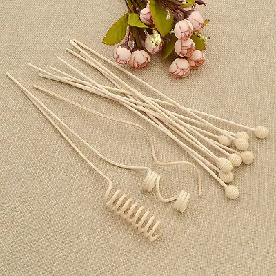 $3.36 • Buy 10 Pcs Fragrance Diffuser Oil Refill Rattan Reed Sticks Bathrooms Replacement