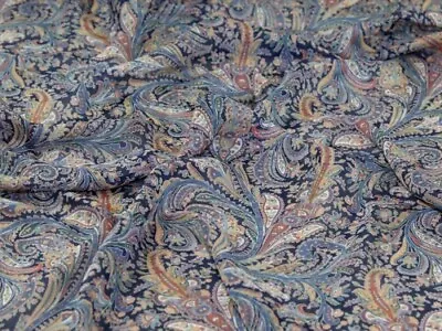 Liberty London Great Missenden Regent Silk Sheer Chiffon Fabric Blue - Per Metre • £35.98