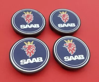 Saab 9-2x 9-3 9-5 9-7x Wheel Rim Hubcap Center Cap Dust Cover Plug Oem Set C1 • $38