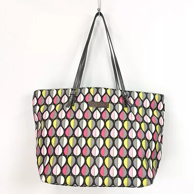 Vera Bradley Tote Shoulder Bag Moon Drops Textured PVC Slim Strap Shopper • $33.81