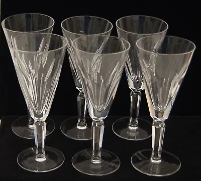 $99.95 • Buy SET Of 6 Waterford Crystal Sheila Pattern Champagne Flute 7 1/8  VINTAGE RETIRED