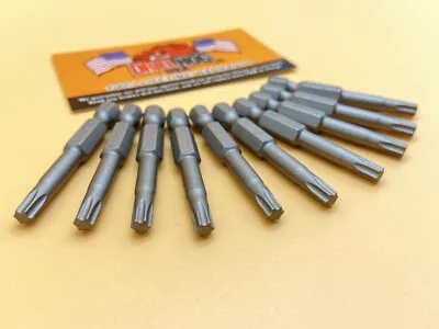 Drill Hog® T-10 Torx Bit T-10 Star Bit Insert T-10 X 2  Lifetime Warranty 10 Pcs • $18.99