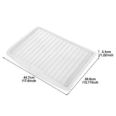 Dish Drainer Tray Side Drip Kitchen Sink Cooking Cutlery Filter Bowl Cup • $24.64