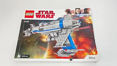 LEGO - Star Wars  - Resistance Bomber - 75188- Instructions Only • $10.82