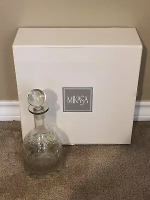 Vintage Mikasa Crystal Wine Decanter/New In Box/Make Offer Free Shipping • $55