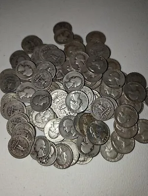 Washington Quarters 1942-64 Circulated 90% Silver  • $6.25