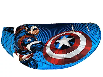 Avengers Blanket 50  Inch X 28  Cozy Wings Captain America Marvel Comics B11 • $10.99