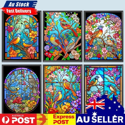 $11.46 • Buy 5D DIY Full Round Drill Diamond Painting Flowers Plants Kit Home Decoration