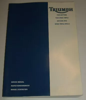 Triumph Daytona Speed Triple Service Manual T509 T595 955i 885cc 955cc • $88.64