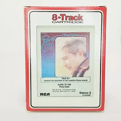 Perry Como Close To You Stereo 8 Track Tape RCA Cartridge Cassette Tape Vintage • $4.97