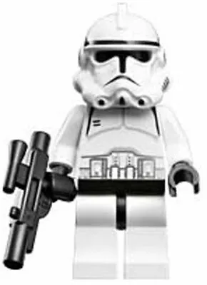 LEGO Star Wars Episode 3 Clone Trooper Short Blast Gun Minifigure 2 Inches Tall • $17.93