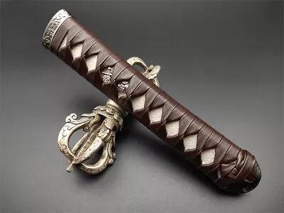 Japanese Sword Hilt Large Arabesque Fringed Head Karashishimenuki Mekugi For • $69.84