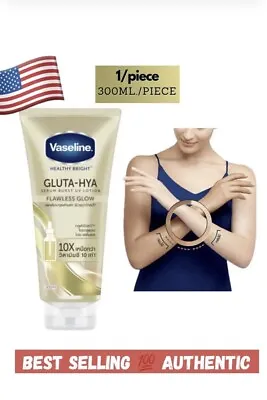 Vaseline Gluta-Hya Serum Burst Lotion Healthy  Dewy Radiance Flawless Glow 300ml • $22.99