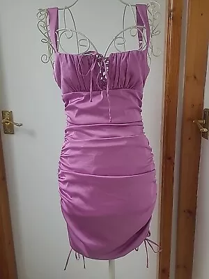 Oh Polly Purple Bodycon Dress Size 8 BNWT • £8