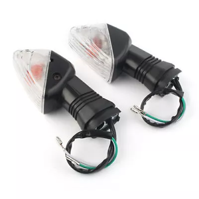 Turn Signal Indicator Lights Lamp Clear For Kawasaki Ninja ZX6R ZX10R Z750 Z1000 • £13.66