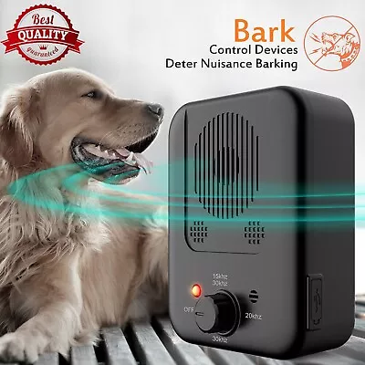 Outdoor Anti Bark Device Ultrasonic Dog Barking Control Stop Repeller Trainer AU • $41.99