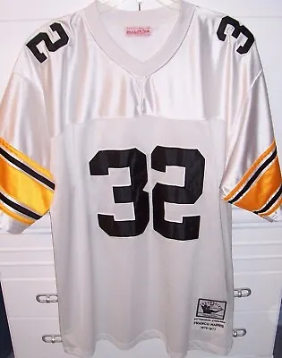 Mitchell & Ness Throwbacks Franco Harris #32 Steelers 1976-77 Chest 58 In Jersey • $59.99