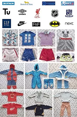 £14 • Buy Baby Boys Clothes Bundle Size 18-24 Months Mixed Items ,Nike ,gap ,Umbro & More