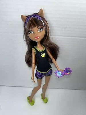 Monster High Doll Clawdeen Wolf Dead Tired Eye Cover Slippers Compact • $49.99