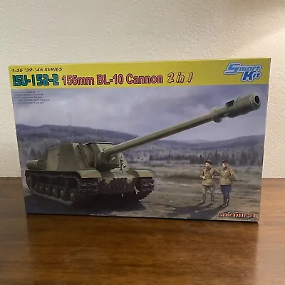 Dragon Cyber-hobby 1/35 ISU-152-2 155mm BL-10 Cannon 2in1 #6796  NEW US Seller • $50