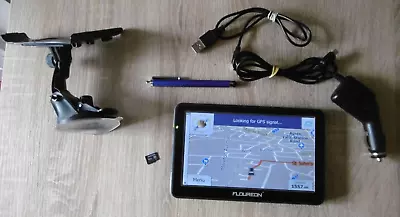 FLOUREON 7  Touchscreen Car & Truck Sat Nav | 7-Inch Sat Nav • £34.99