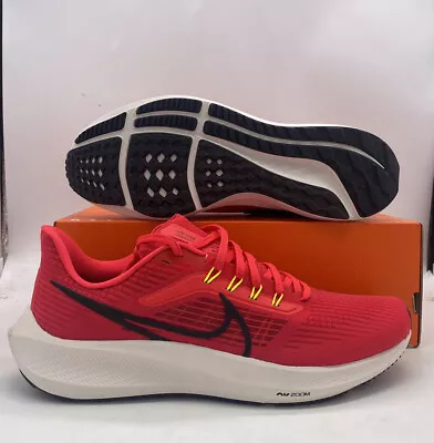 Nike Air Zoom Pegasus 39 Siren Red Black Running Sneakers DH4071-600 Mens Size • $79.97