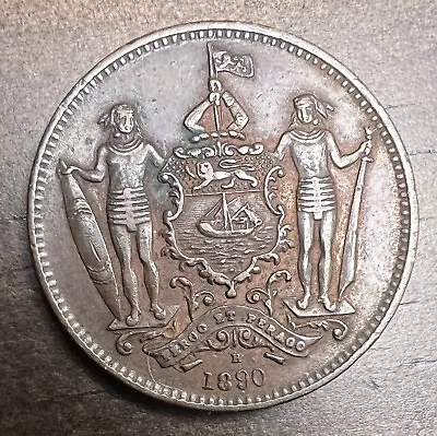1890 British North Borneo Co 1 Cent Coin • $19.99