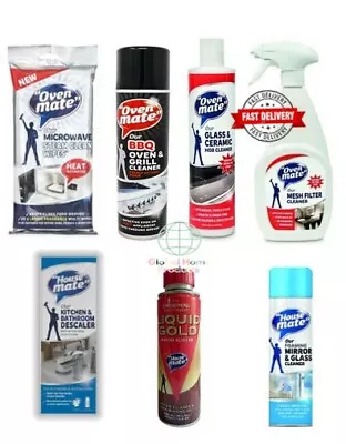£8.49 • Buy House Mate Kitchen And Bathroom Descaler Foam Mirror Glass Hob Wipes Spray