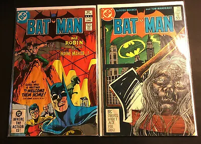 Batman 399 Tom Mandrake Catwoman Robin Dc Comics F/vf+ Aparo Free Issue 348 • $6