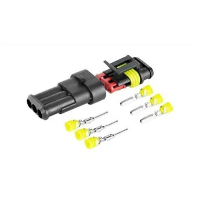 1/2/3/4/5/6 Pin Way Car Motorcycle Waterproof 12V Electrical Wire Connector Plug • £3.77