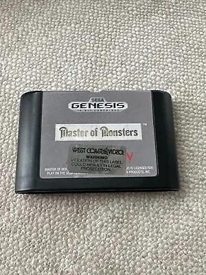 Master Of Monsters Reno Sega Genesis 1991 - Cartridge (Cart) Only • $44.99