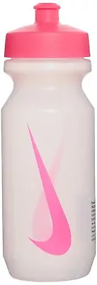 Nike Unisex's Water Bottle Big Mouth 22oz Standard Size Clear/Pink • $25.06