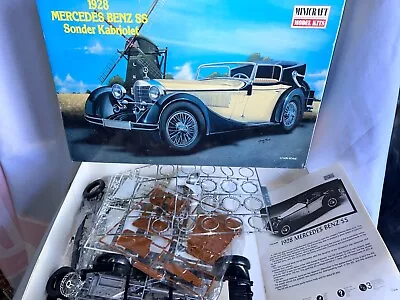 Minicraft 1928 Mercedes Benz SS Sonder Kabriolet #11218 Model Kit 1:16 Open Box • $0.99