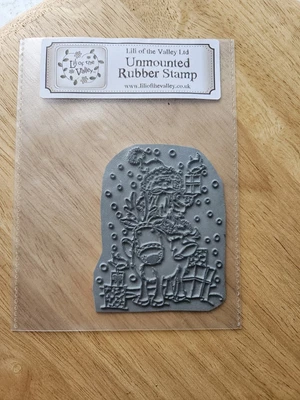 LOTV Rubber Stamp - Santa And Reindeer • £4.99