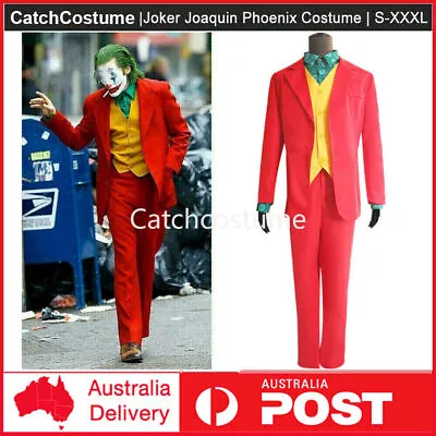 Joker Joaquin Phoenix Arthur Fleck Cos Costume Full Set Halloween Cosplay Suit • $54.14