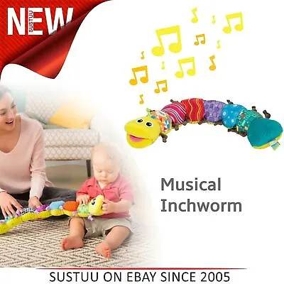 Lamaze Musical Inchworm¦Child's Learning & Activity/Tummy Time Toy With Sound • $48.84