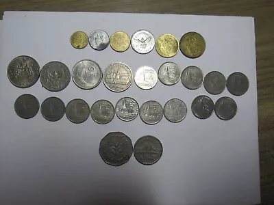 Lot Of 26 Different Thailand Coins - 1946 To 2014 - Circulated • $6.50