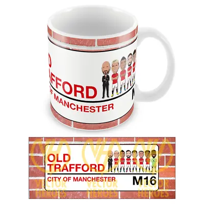 Utd Old Trafford Stadium Sign Printed Mug Cup Unofficial Manchester Man 2023-24 • £9.99