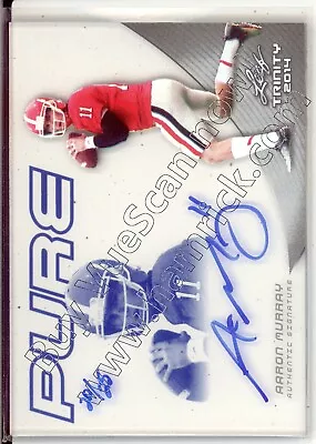 Aaron Murray Rookie Rc Draft Auto Autograph Georgia Uga Dawgs College #/25 2014 • $11.99