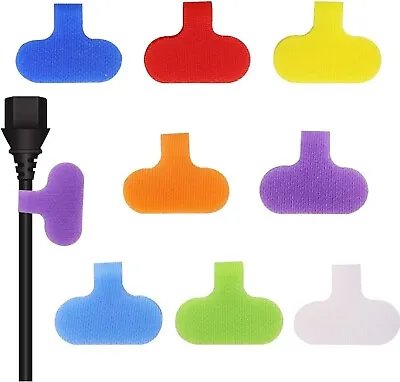 30Pcs Cable Labels Tags Wire Labels Wire Tags Waterproof Write On Cord Label • £8.38