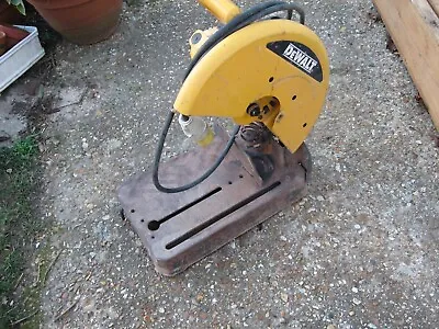 DEWALT D28710 14  110V METAL CHOP SAW CUT OFF SAW Breaking For Spares • £50