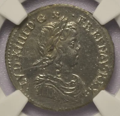 NGC AU Details Cleaned France King Louis XIV 1658 N 1/12 Ecu • £85.49