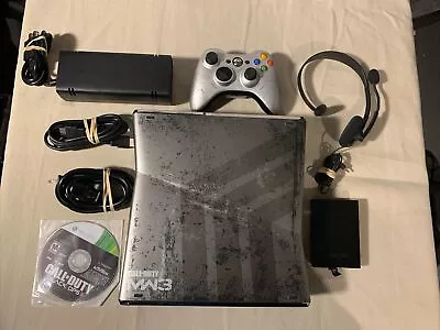 Microsoft Xbox 360 S C.O.D MW3 320GB Limited Edition Console W/Used Games Bundle • $125