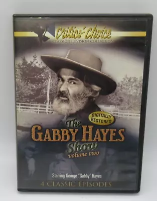 The Gabby Hayes Show - Volume Two Dvd 4 Classic Episodes George Hayes B&w • $10.99