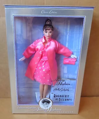 1998 Mattel Audrey Hepburn Breakfast At Tiffanys Pink Princess Doll #20665 Nrfb • $111.11