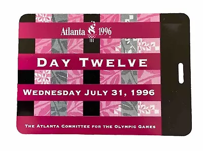 Atlanta 1996 Olympics Day Pass - Day 12 On Jul 31st • $15